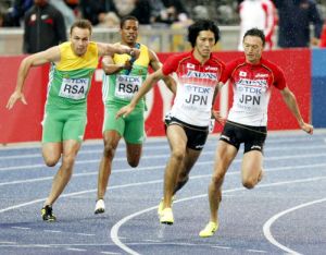 世界陸上2009ベルリン大会　ＪＡＰＡＮ！男子４×１００ｍは４位！